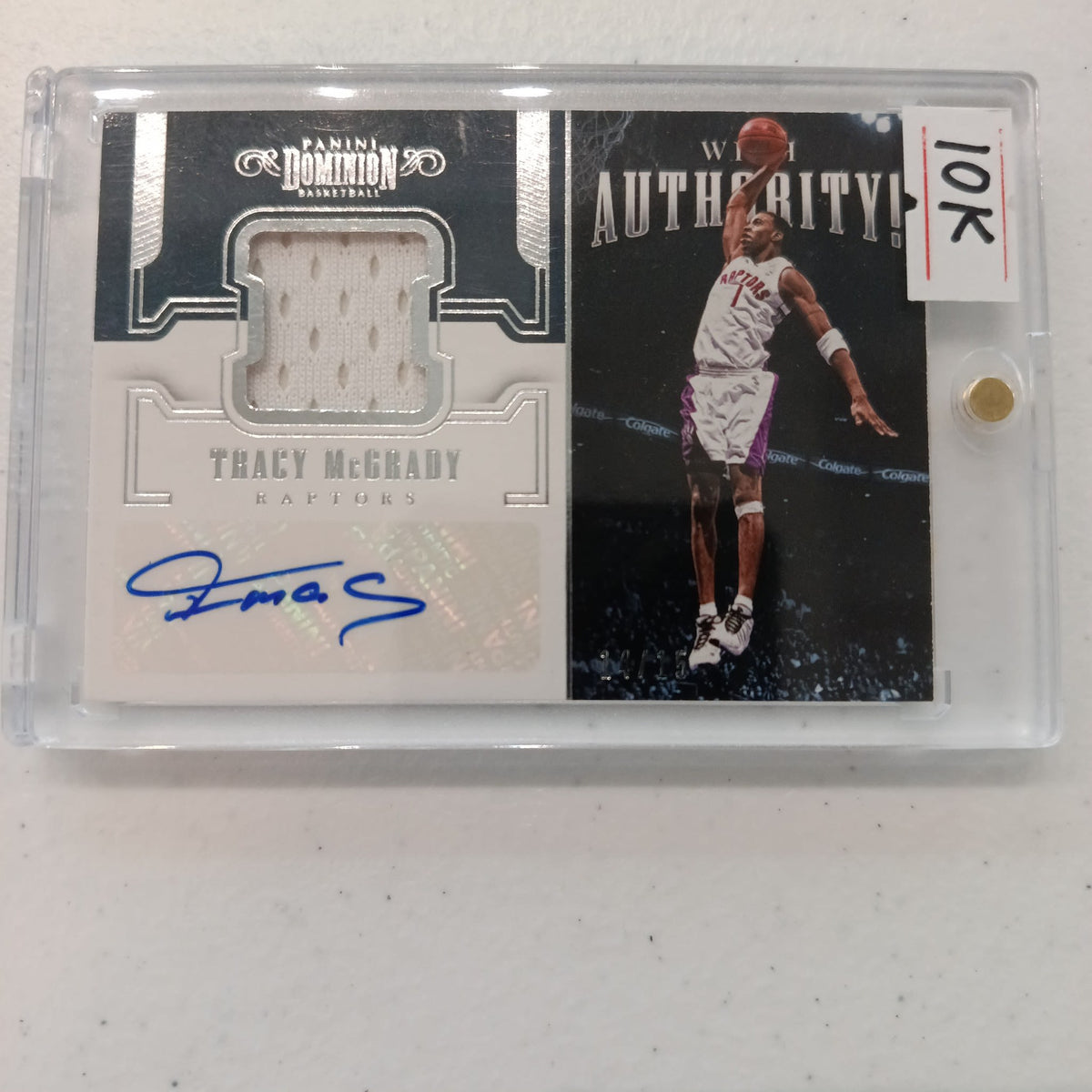 2017-18 Panini Dominion Basketball With Authority! Tracy McGrady #WA-TMG