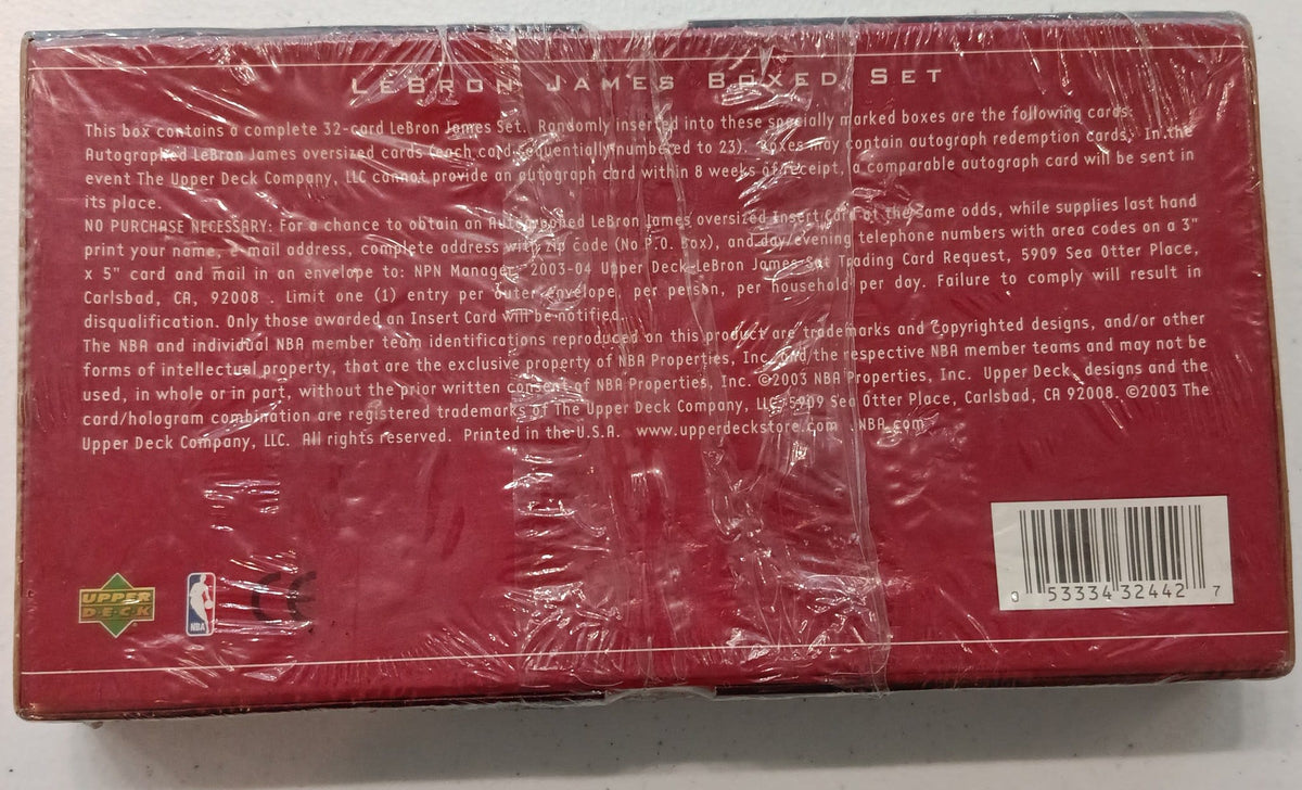 2003 LeBron James Boxed Set LeBron James (Sealed) - view 2