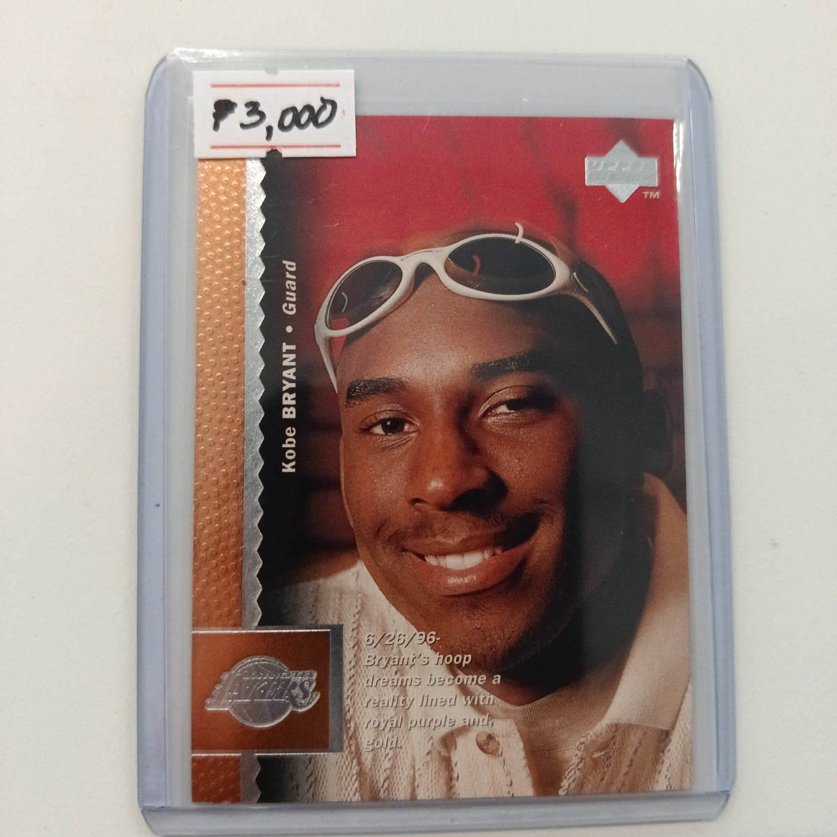 1996 Upper Deck Kobe Bryant #55