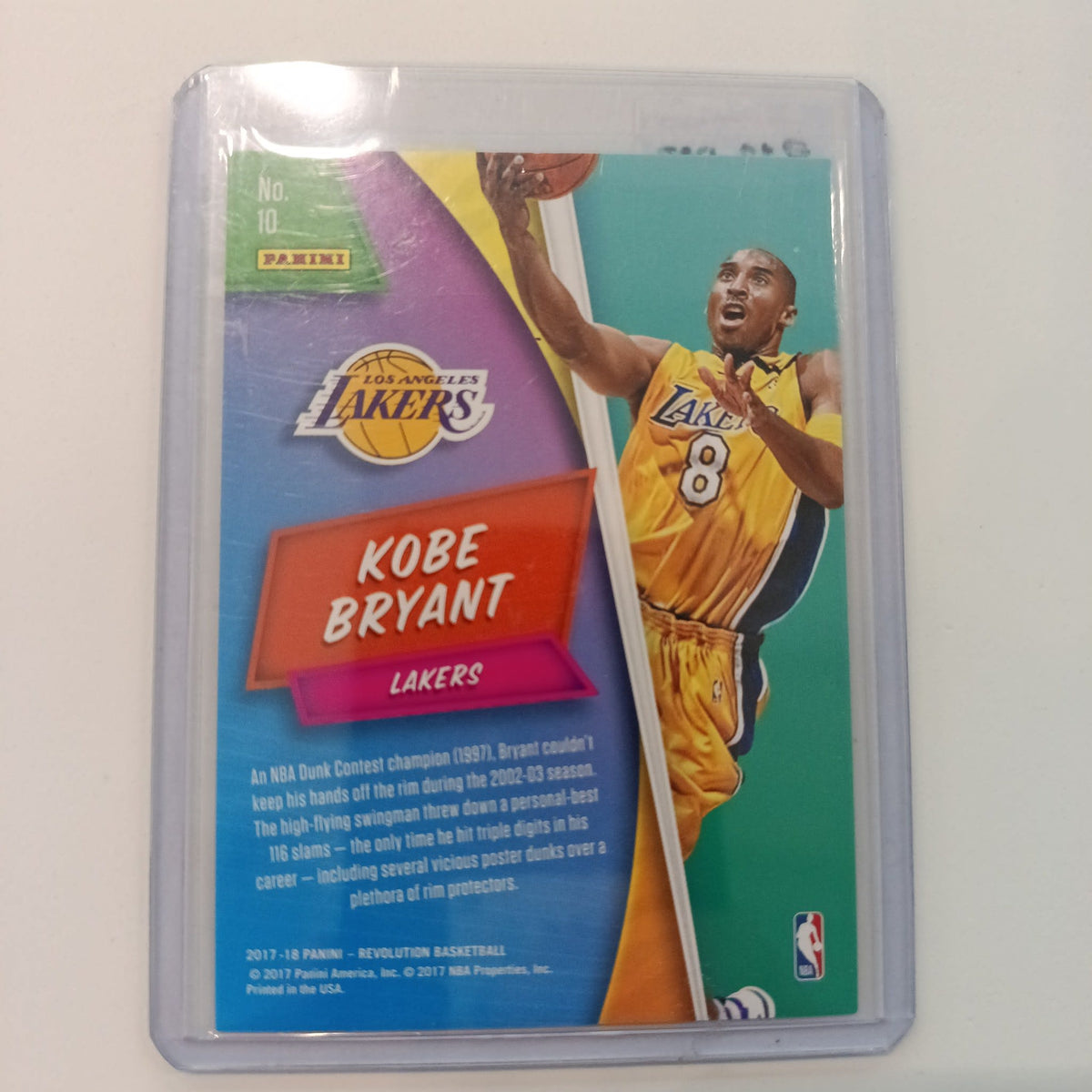 2017 Panini Revolution Show Stoppers Kobe Bryant #10 - view 2