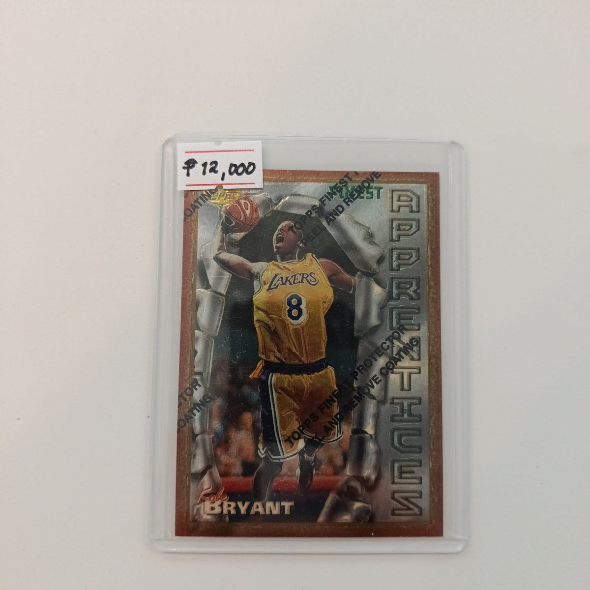 1996 Topps Finest Apprentices Kobe Bryant #74