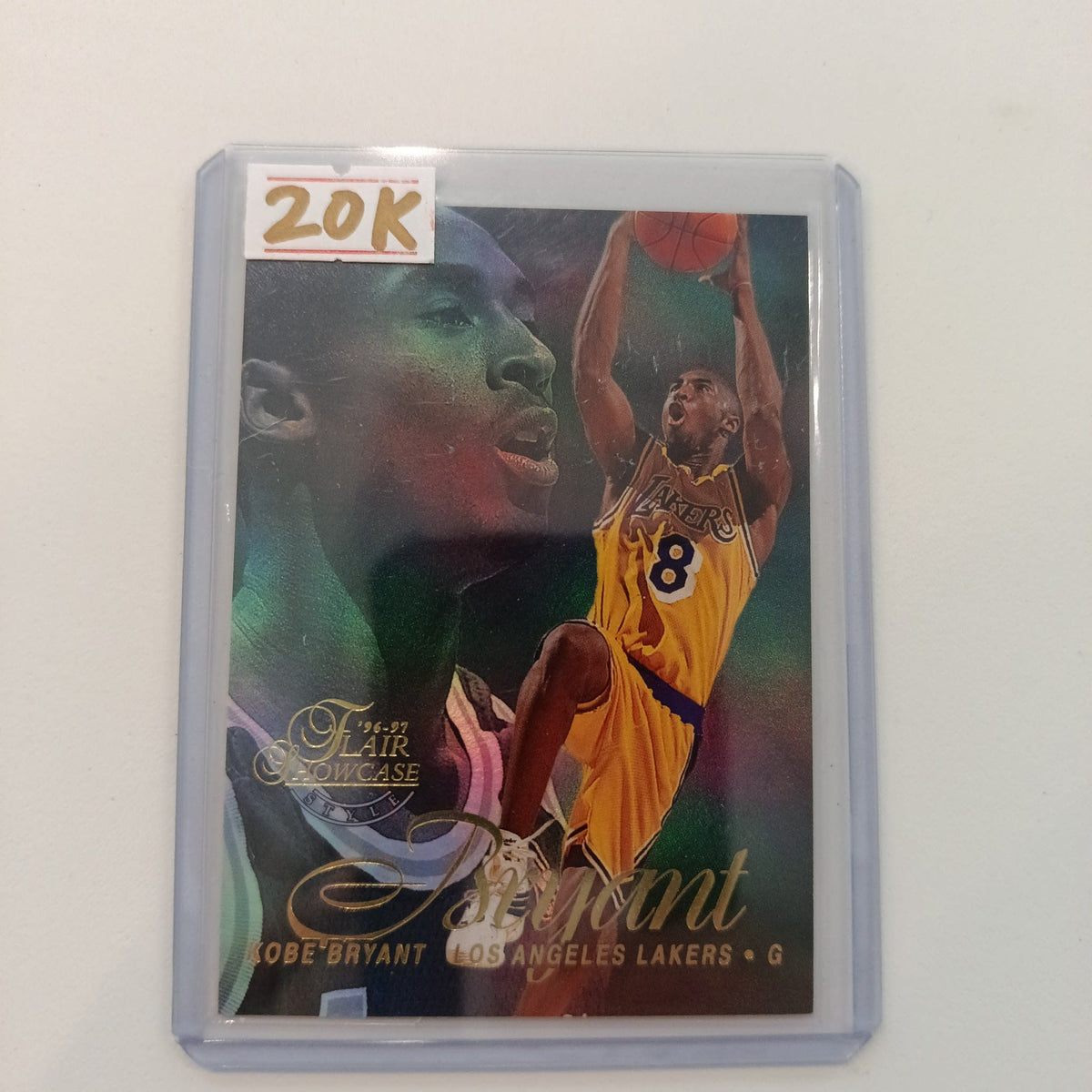 1996 Fleer Flair Showcase Style Kobe Bryant Row 2 #31