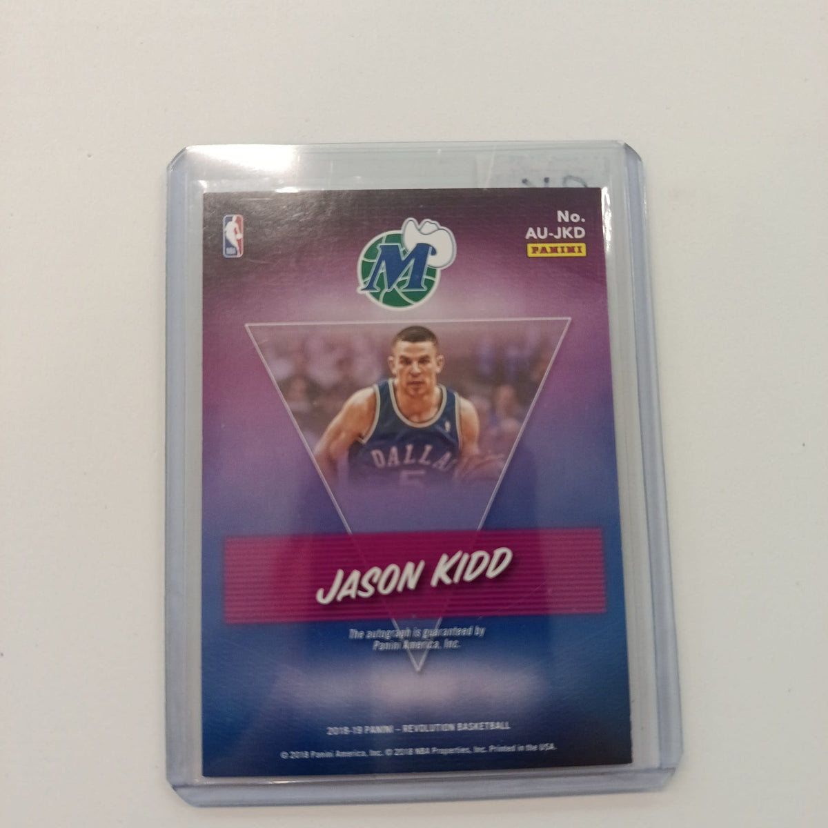 2018 Panini Revolution Revolution Jason Kidd Cubic #AU-JKD - view 2