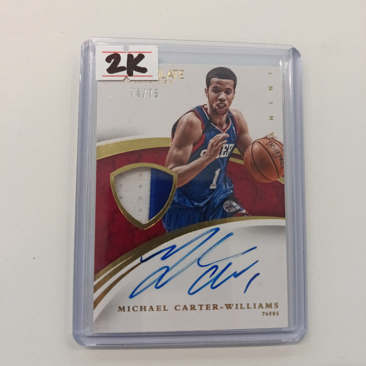 2014 Panini Immaculate Collection Immaculate Michael Carter-Williams #PA-MCW
