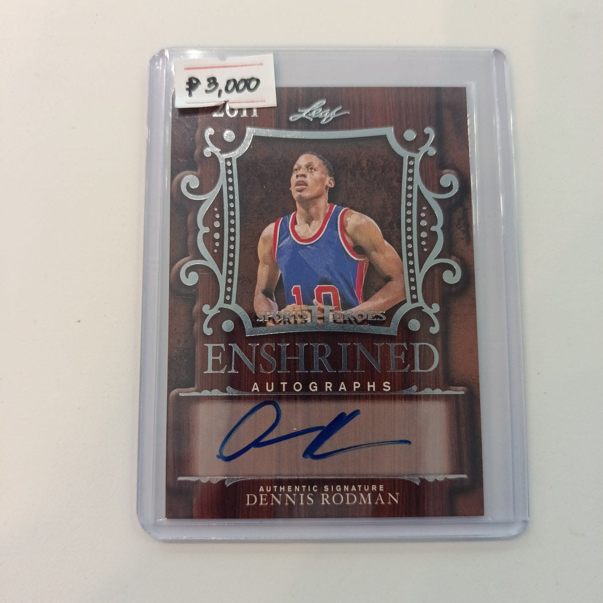 2011 Leaf Sports Heroes Enshrined Autographs Dennis Rodman #EA-DR1