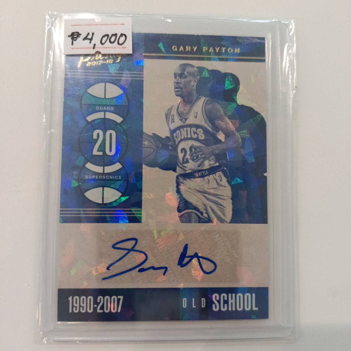 2017-18 Panini Prestige Old School Gary Payton Crystal #OS-GPT