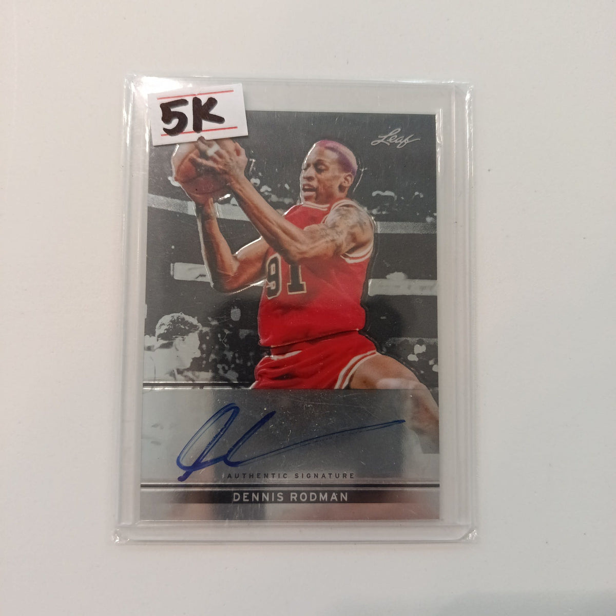 2013 Leaf Metal Basketball Authentic Signature Dennis Rodman #BA-DR2