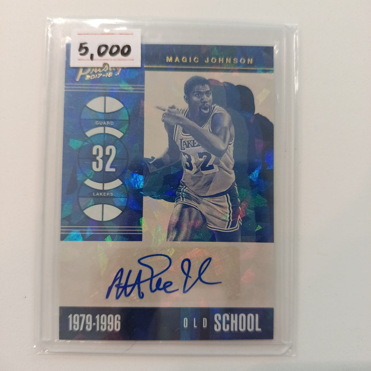 2017-18 Panini Prestige Old School Magic Johnson Crystal #OS-MJS