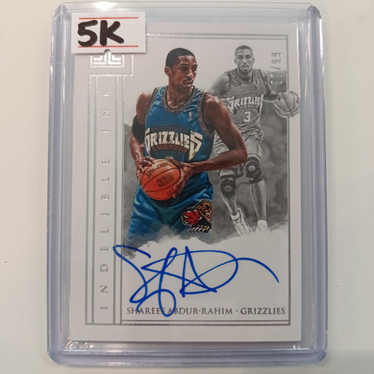 2017-18 Panini Impeccable Basketball Shareef Abdur-Rahim #11-SAR Panini 5K
