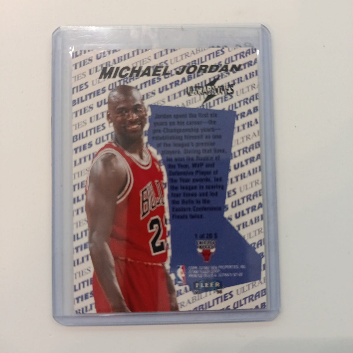 1997 Fleer Ultra Starter Michael Jordan #1 - view 2