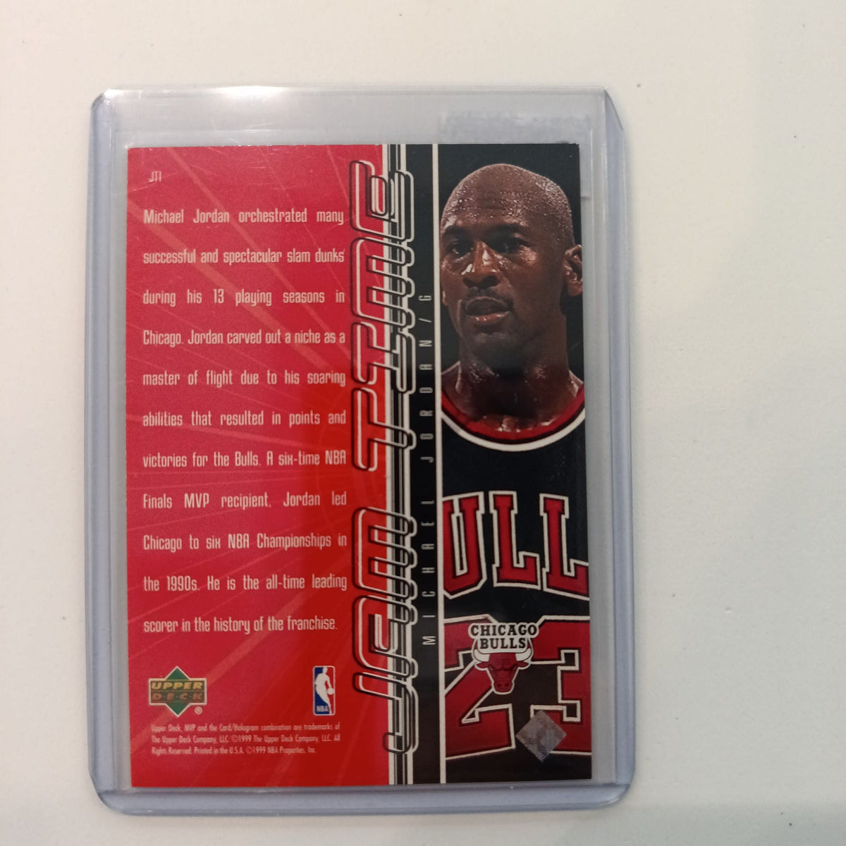 1999 Upper Deck MVP Jam Time Michael Jordan #JM - view 2