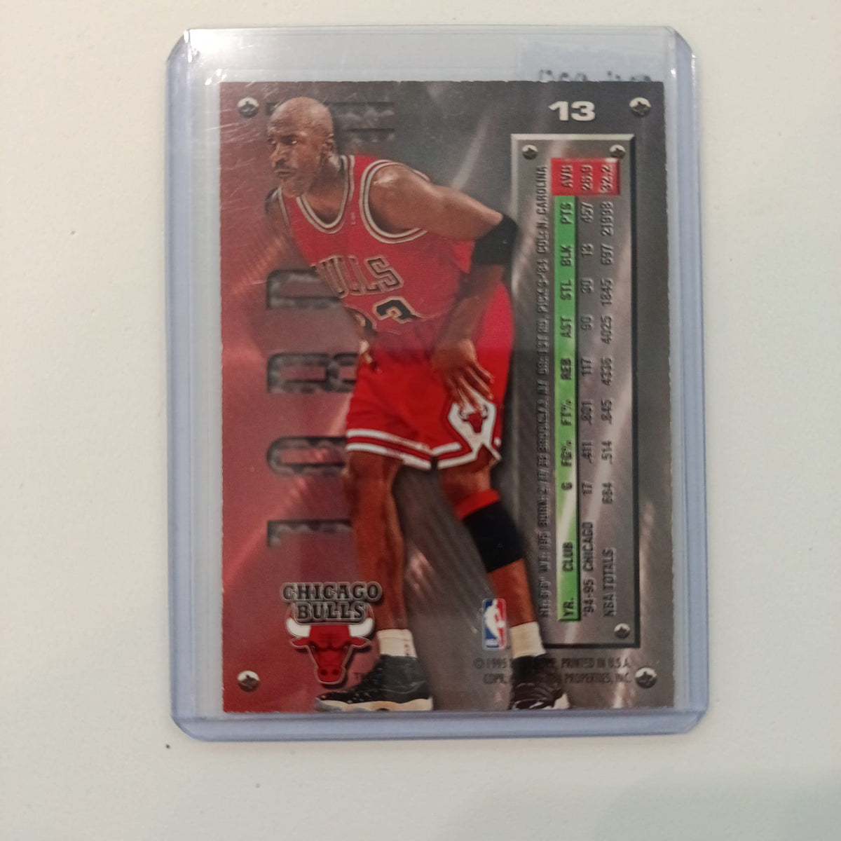 1995 Fleer Metal Michael Jordan #13 - view 2