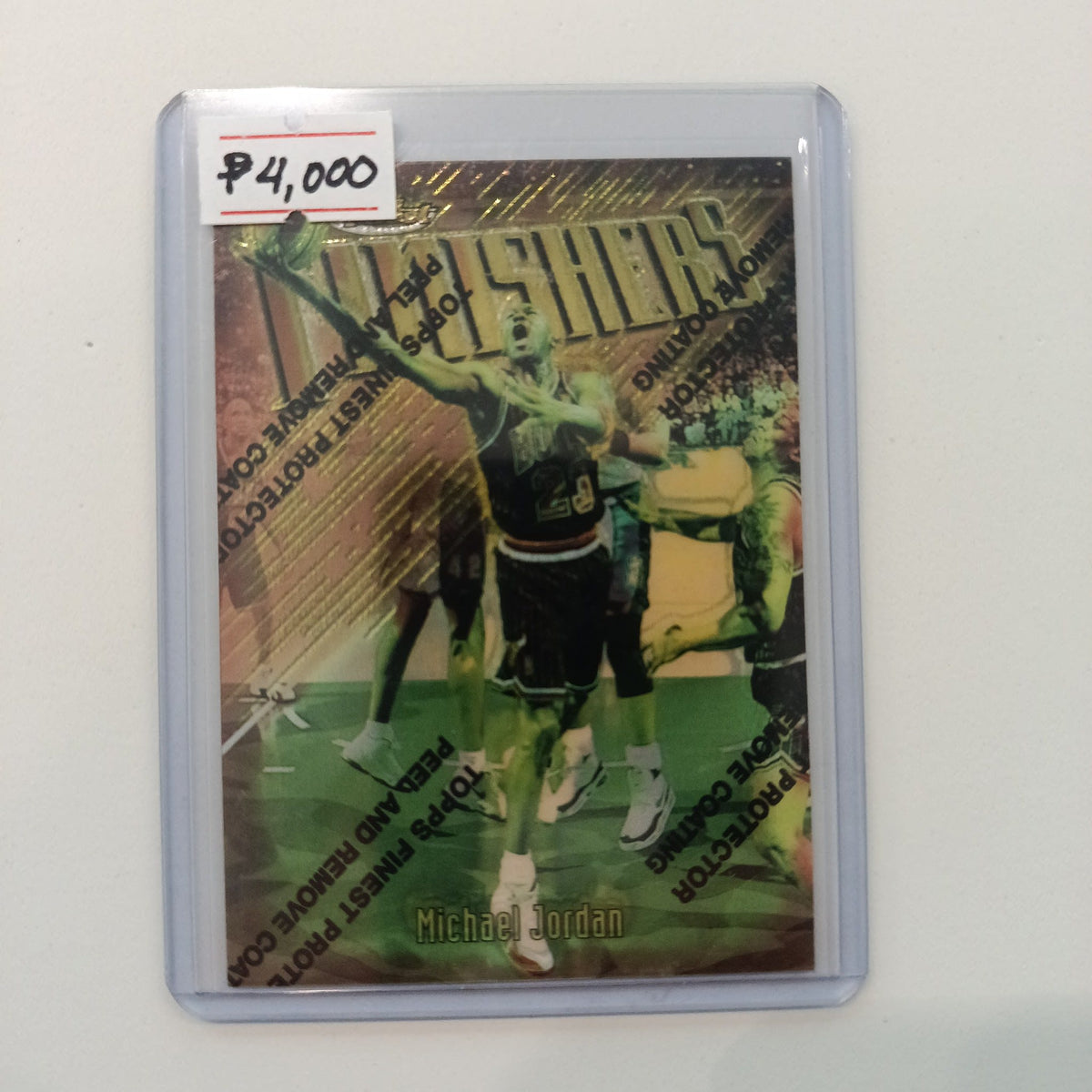 1997 Topps Finest Finishers Michael Jordan #39