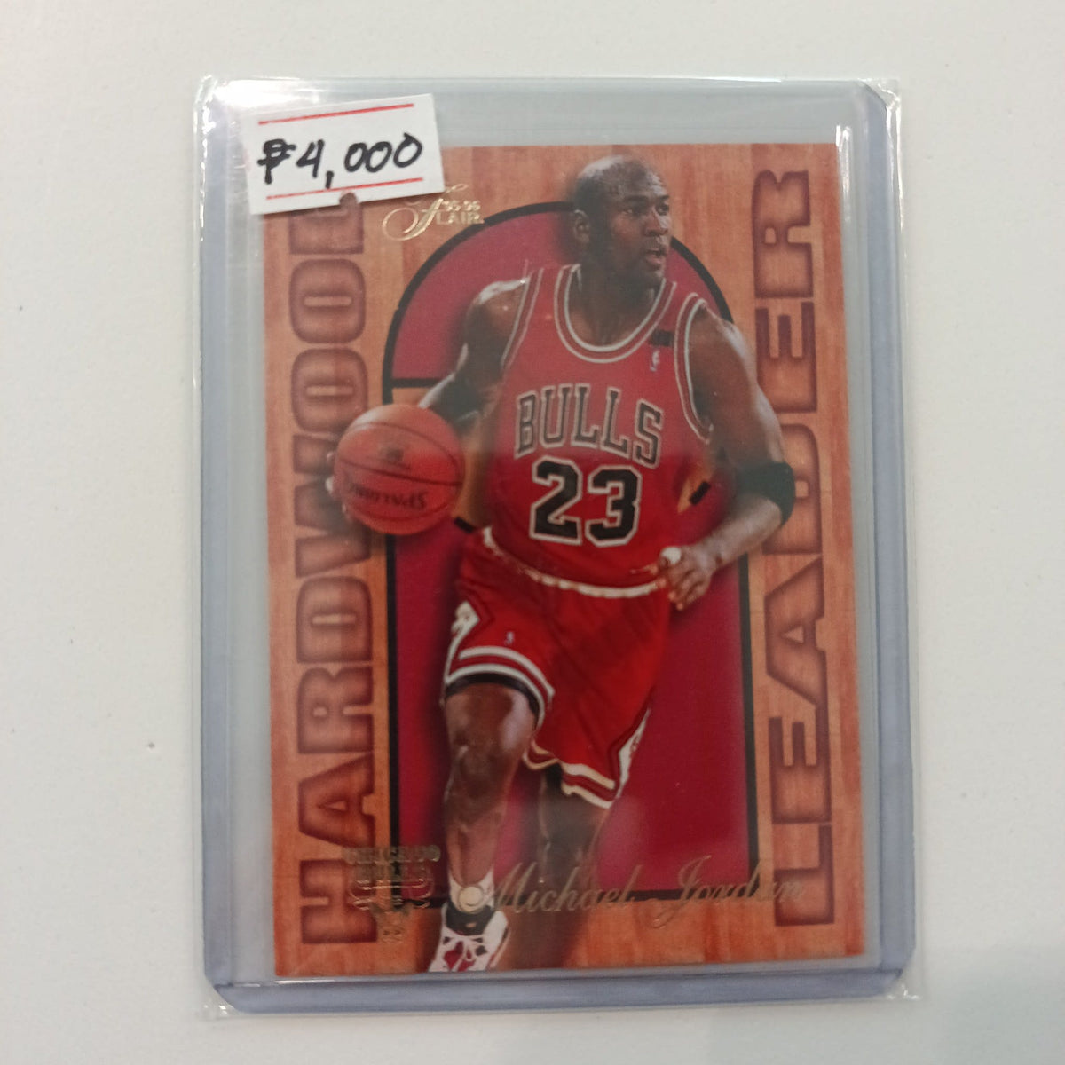 1995 Fleer Flair Hardwood Leader Michael Jordan #4