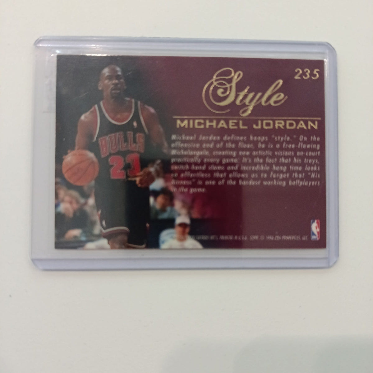 1995-96 Flair Style Michael Jordan #235 - view 2