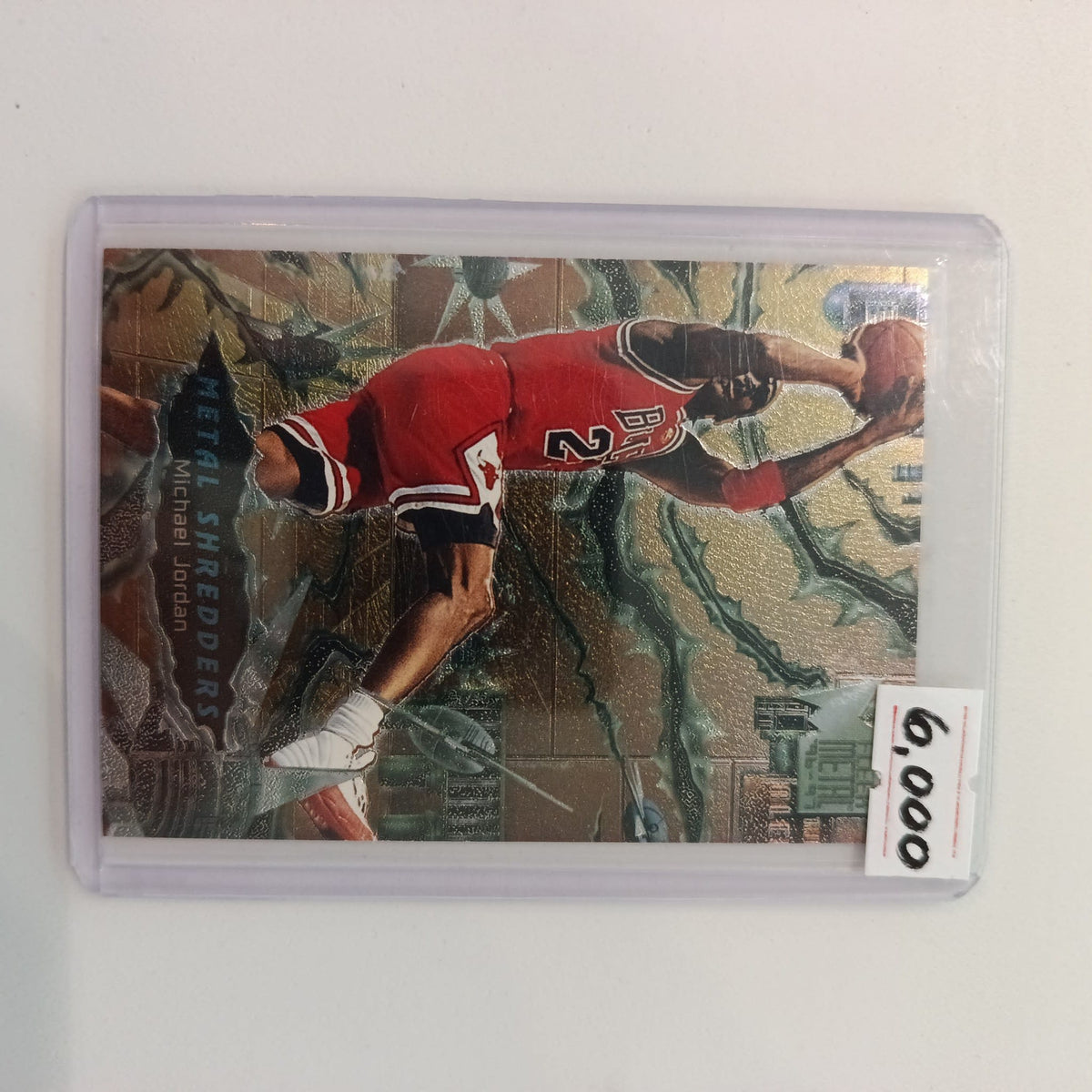 1996 Fleer Metal Metal Shredders Michael Jordan