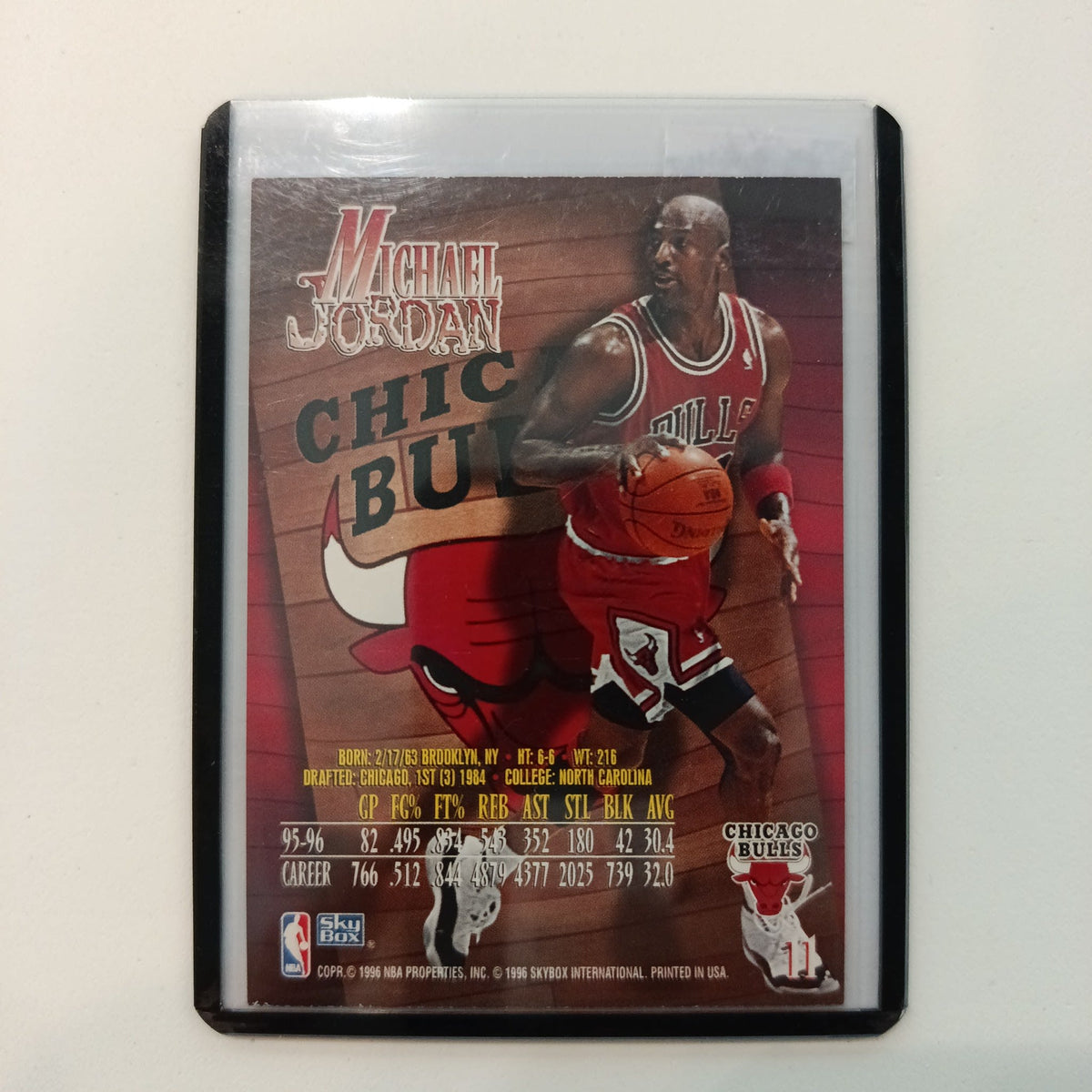 1996 SkyBox Z Force Z Force Michael Jordan #11 - view 2