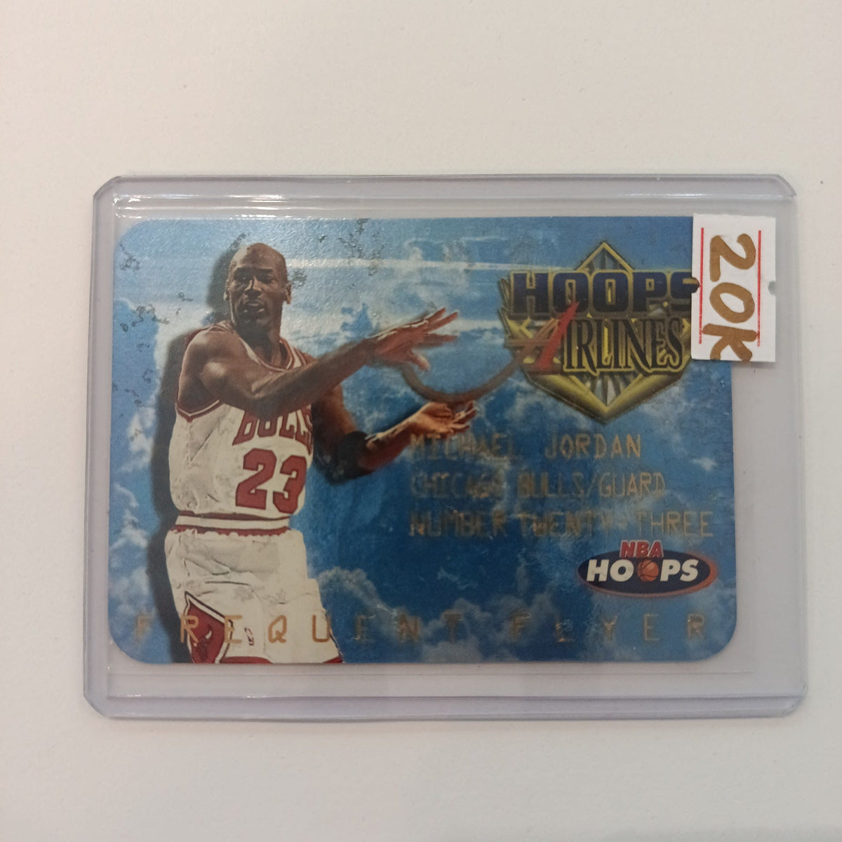 1997 SkyBox NBA Hoops Hoops Airlines Frequent Flyer Michael Jordan #4
