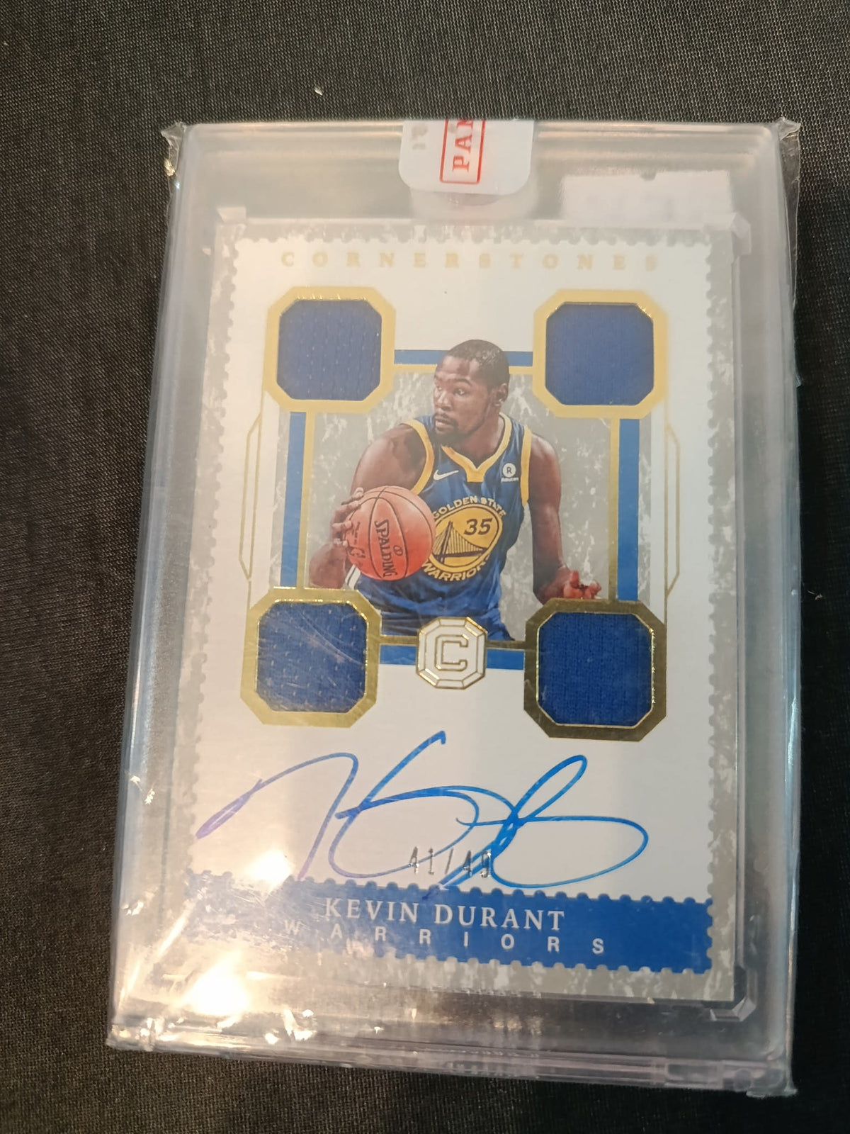2017-18 Panini Cornerstones Cornerstones Kevin Durant #C-KDT