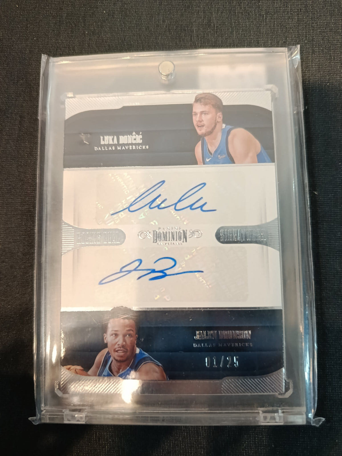 2018-19 Panini Dominion Rookie Dual Signatures Luka Doncic / Jalen Brunson #RD-LJ