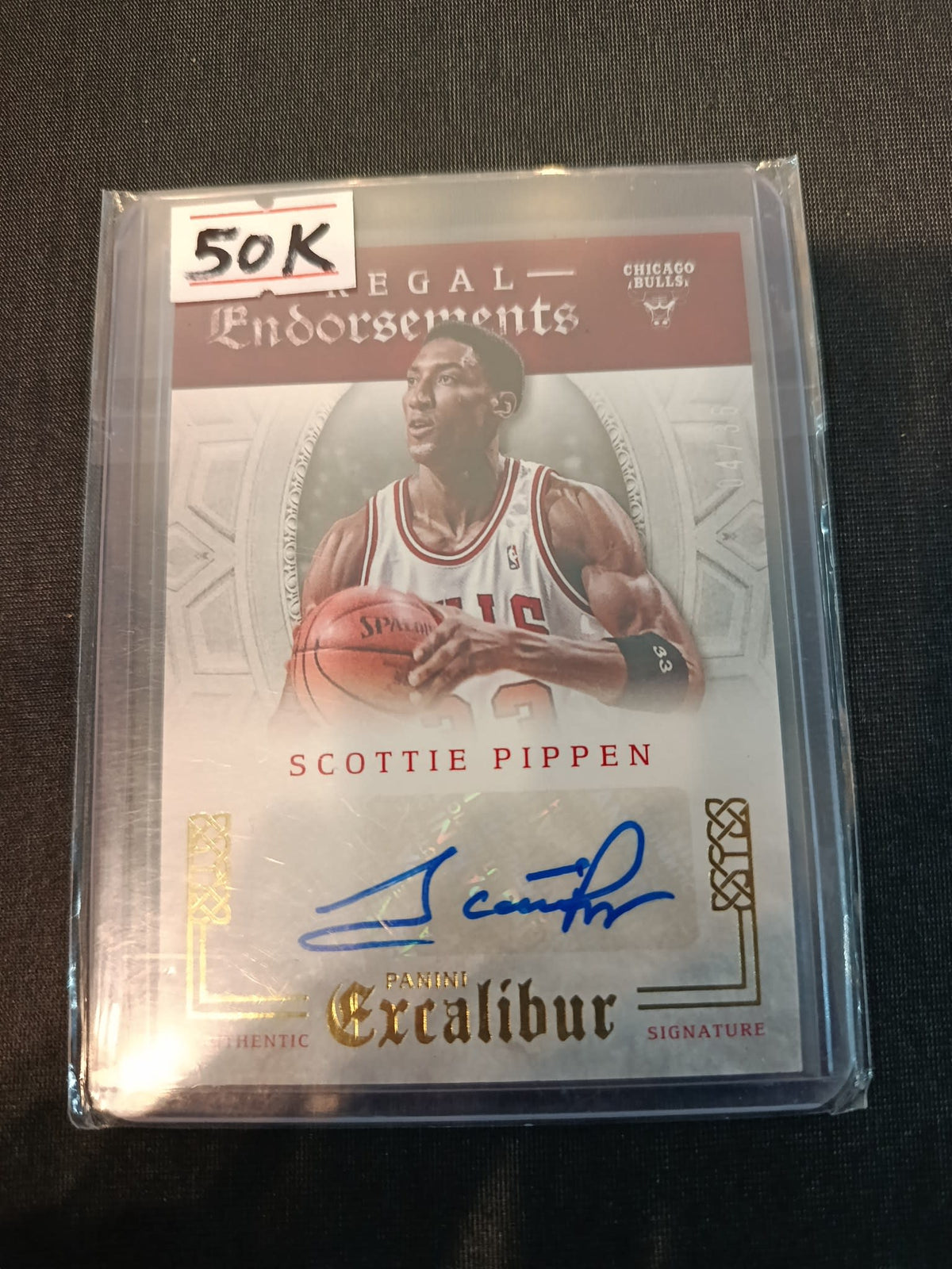 2015-16 Panini Excalibur Regal Endorsements Scottie Pippen #RE-SPP