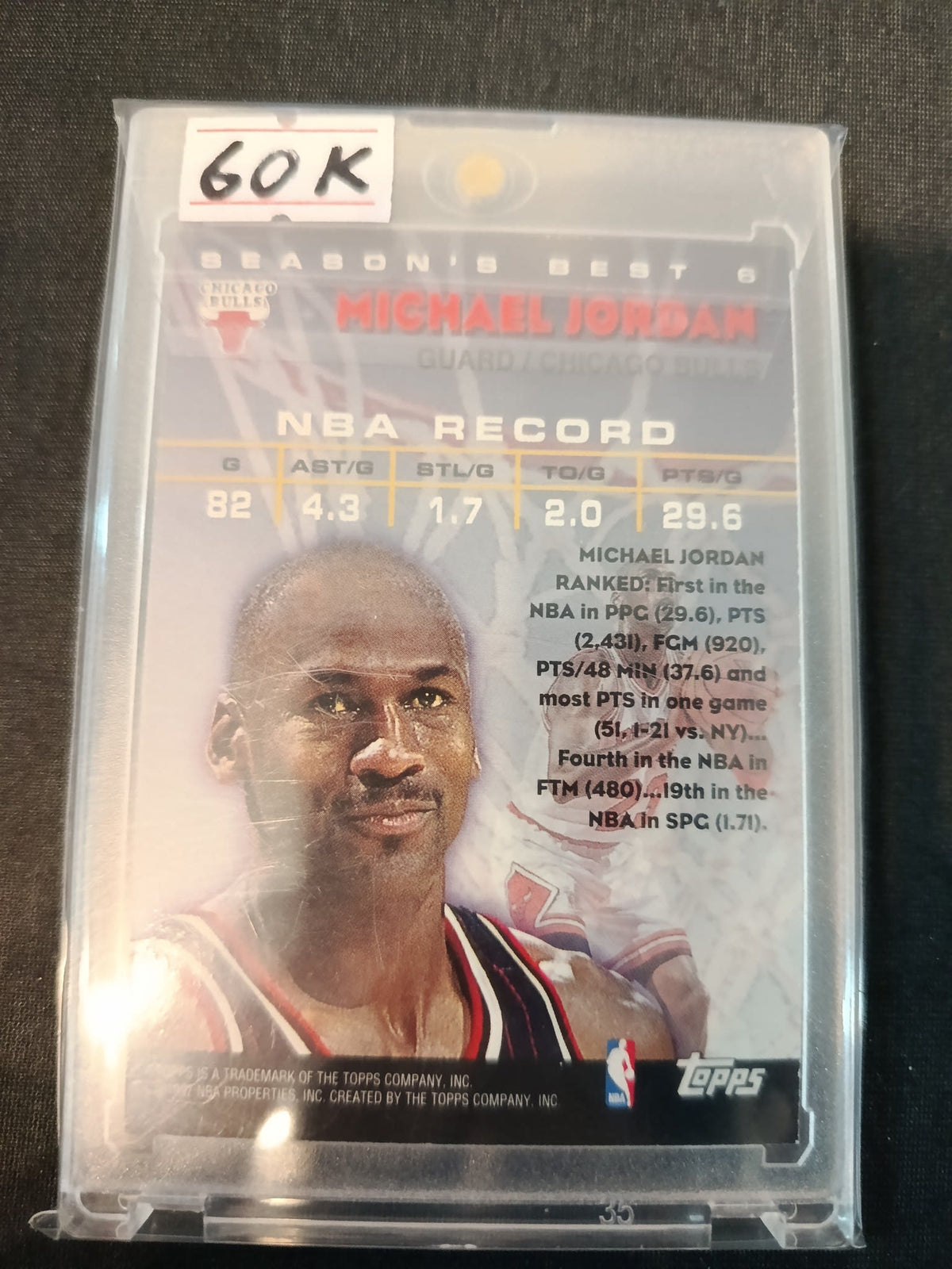 1996-97 Topps Shooting Stars Michael Jordan #SS 6 - view 2