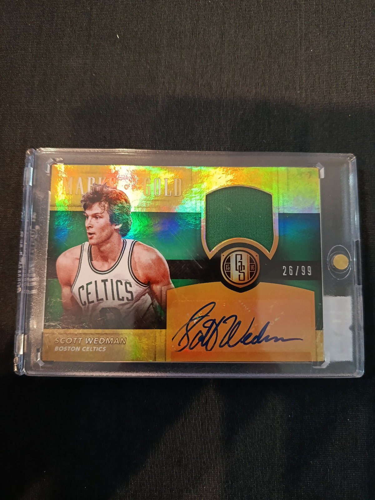 2015-16 Panini Gold Standard Marks of Gold Scott Wedman Gold #22