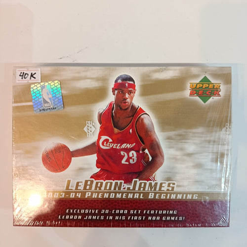 2003-04 Upper Deck LeBron James Phenomenal Beginning Collection Box