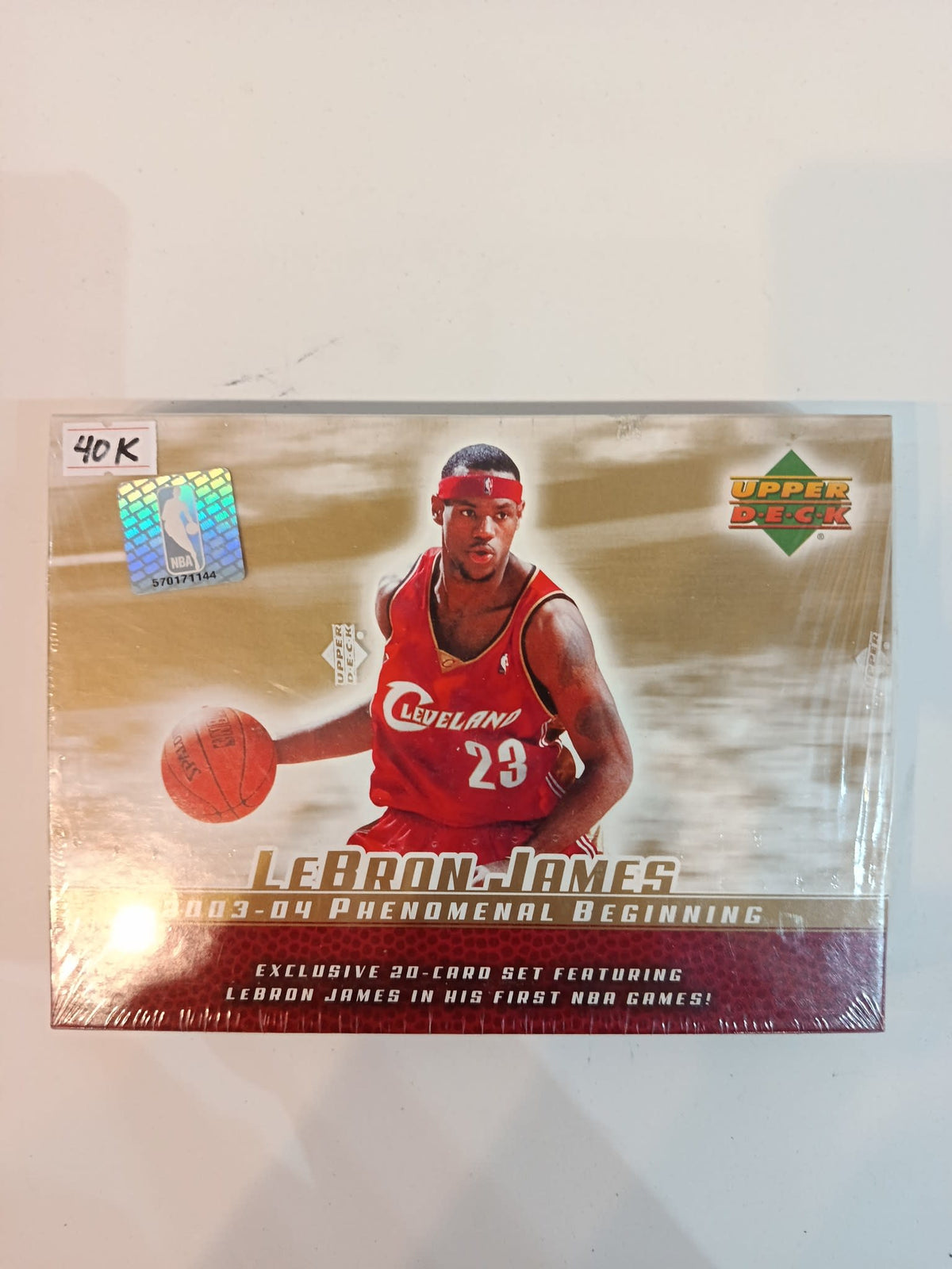 2003-04 Upper Deck LeBron James Phenomenal Beginning Collection Box