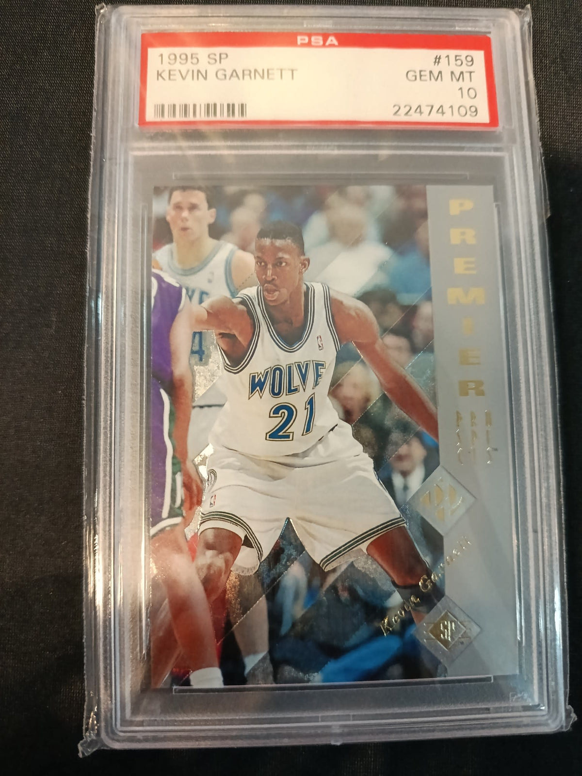 1995 SP 1995 SP Premium Rookie Kevin Garnett #159 PBA GEM MT 10