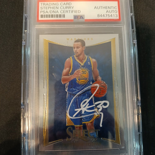 2013-14 Panini Select Stephen Curry #30 PSA 8