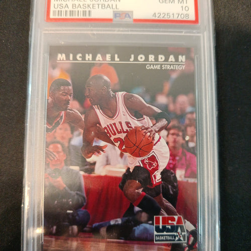 1992 SkyBox Game Strategy Michael Jordan #39 PSA GEM MT