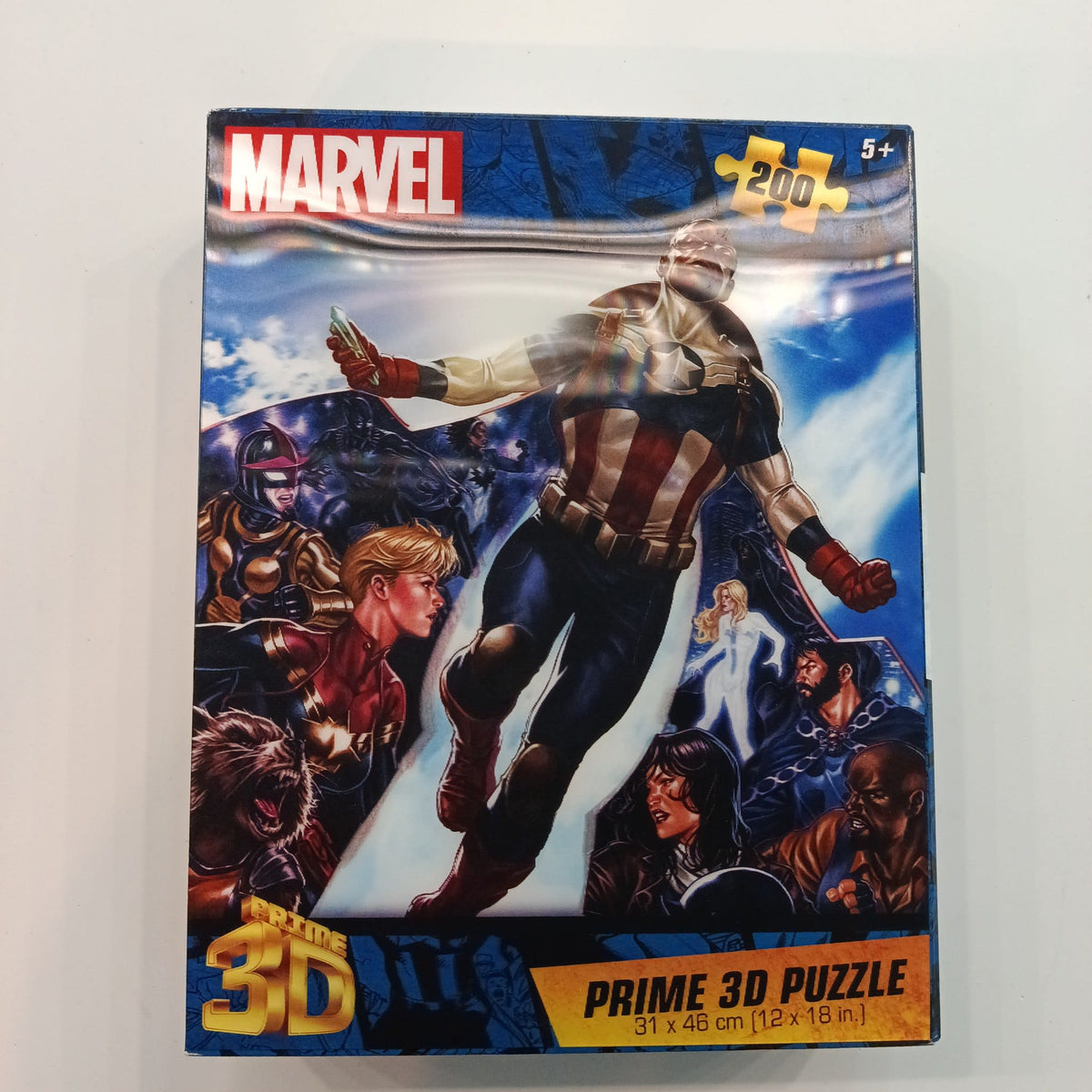 Marvel Prime 3D Puzzle Captain America (Sam Wilson) and Marvel Heroes
