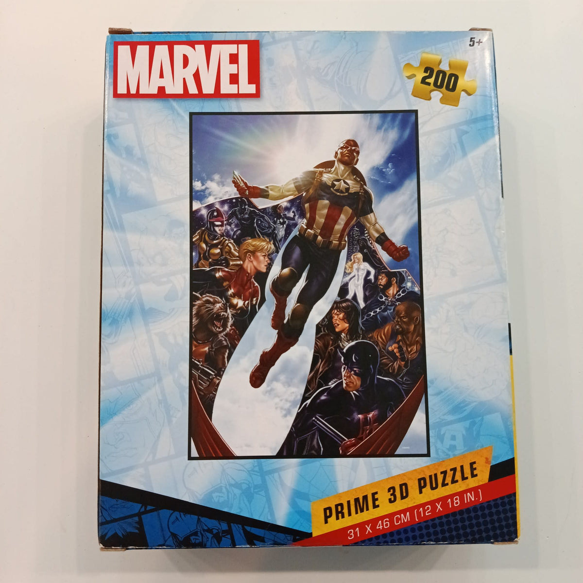 Marvel Prime 3D Puzzle Captain America (Sam Wilson) and Marvel Heroes - view 2