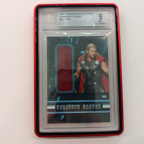 2015 Upper Deck 2015 Avengers Age of Ultron Avengers' Locker Thor #AL-1 Beckett Grading Se