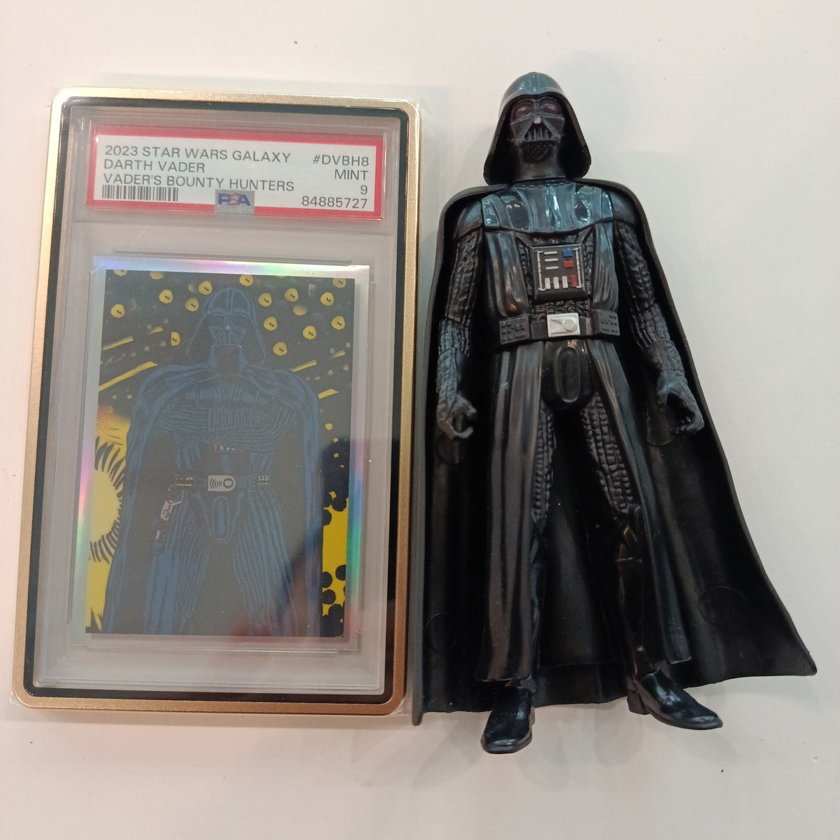 2023 Topps 2023 Star Wars Galaxy Darth Vader #DVBH8 PSA 9