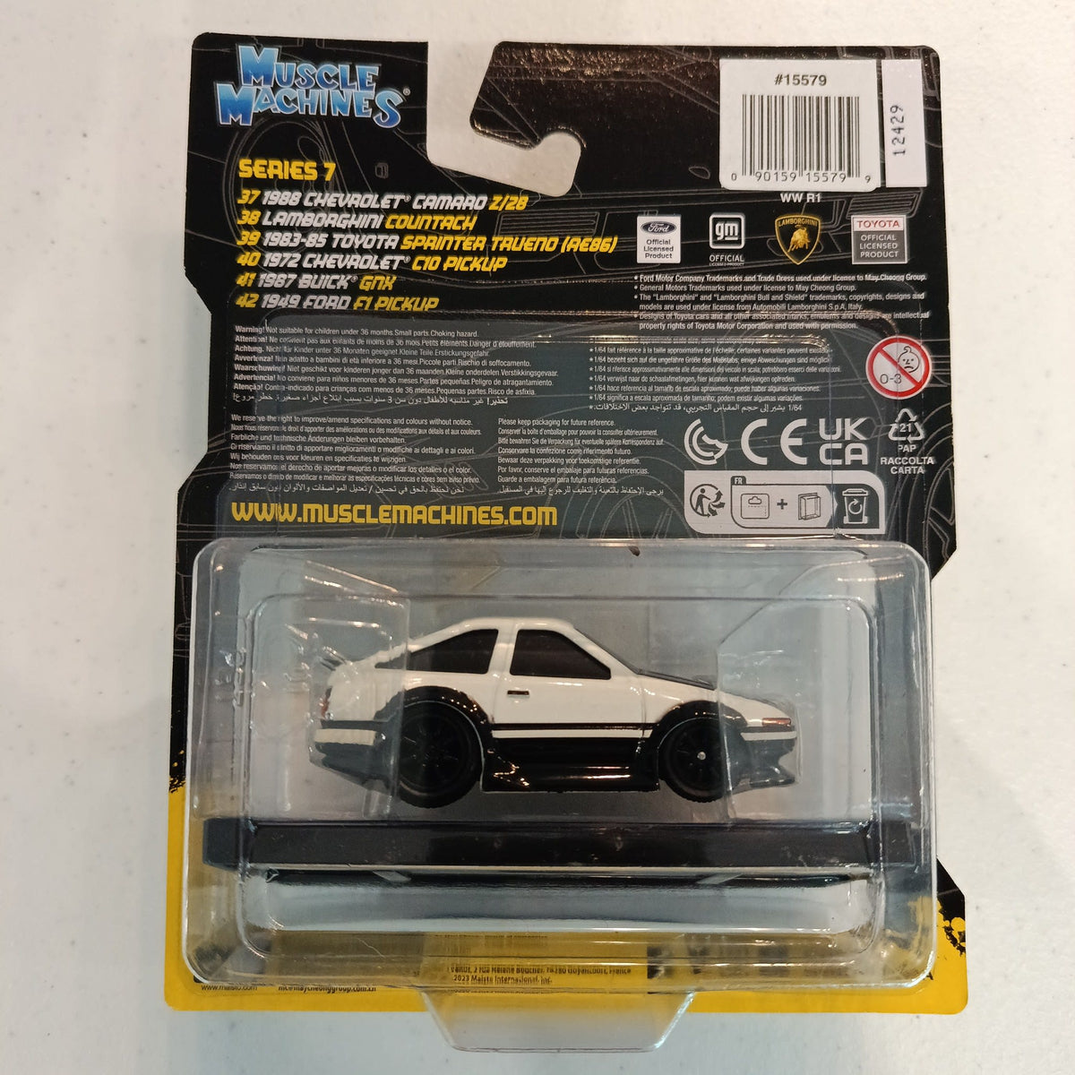 2023 Muscle Machines Series 7 1983 Toyota Sprinter Trueno (AE86) #39 - view 2