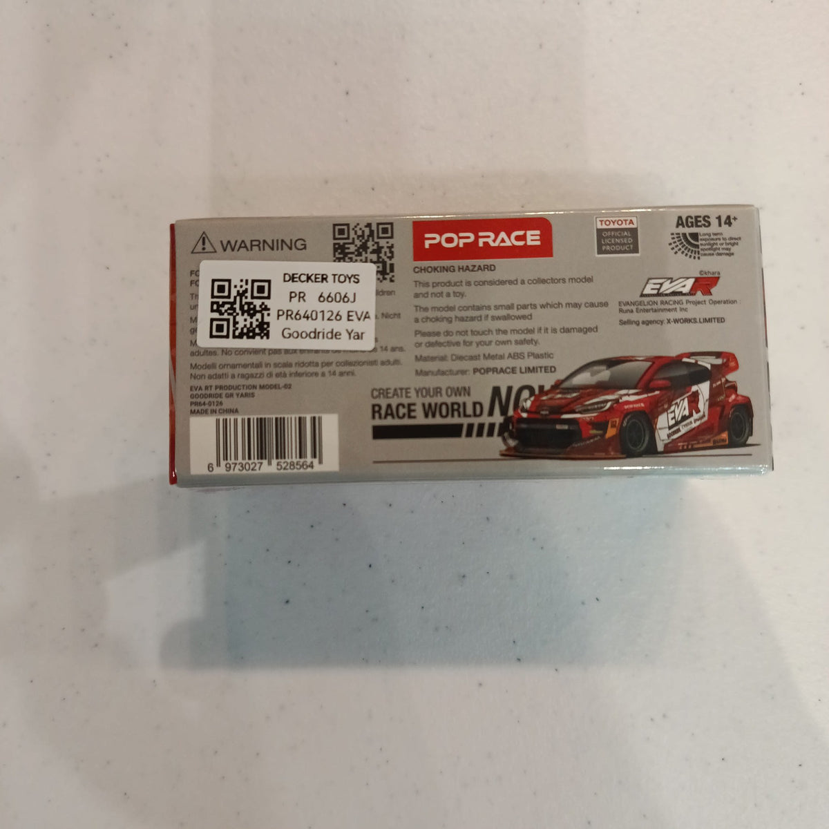 2024 Pop Race Pop Race 1/64 Toyota GR Yaris – EVA RT Goodride Livery #PR64-126 - view 2