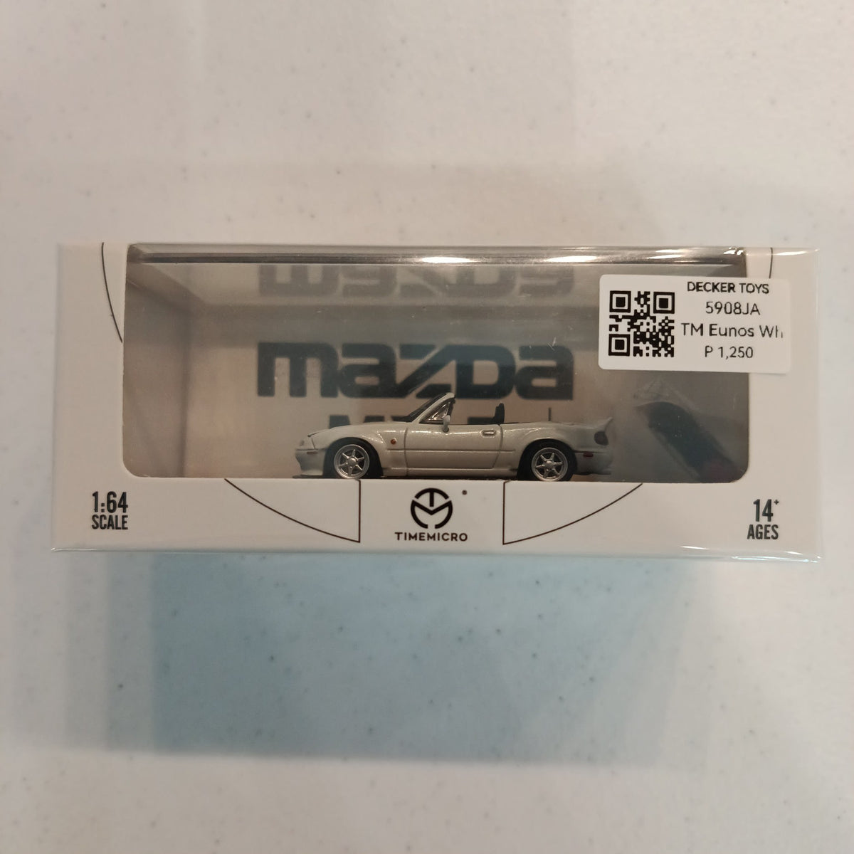 TimeMicro Mazda Eunos Roadster Mazda MX5 Eunos Roadster White - Normal Version