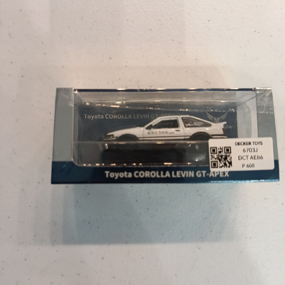 Die Cast Team Levin AE86 RWB Toyota Corolla Levin GT-Apex AE86 (Fujiwara White)
