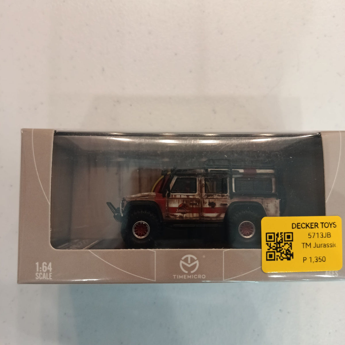 TimeMicro Jurassic Park Vintage Edition Land Rover Defender 110 - Jurassic Park Vintage Ed