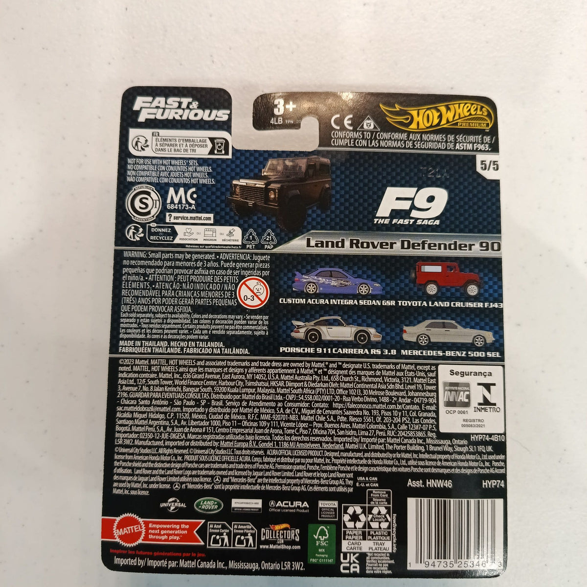 2023 Hot Wheels Fast & Furious Premium Land Rover Defender 90 #5/5 - view 2