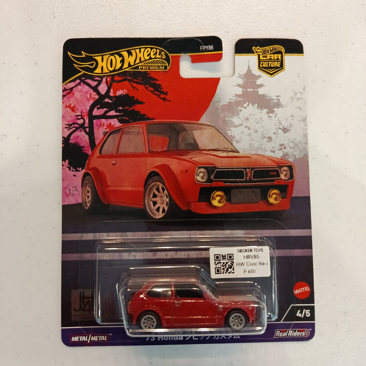 2024 Hot Wheels Car Culture HW Civic Re-I (Honda Civic Custom) #HRV85