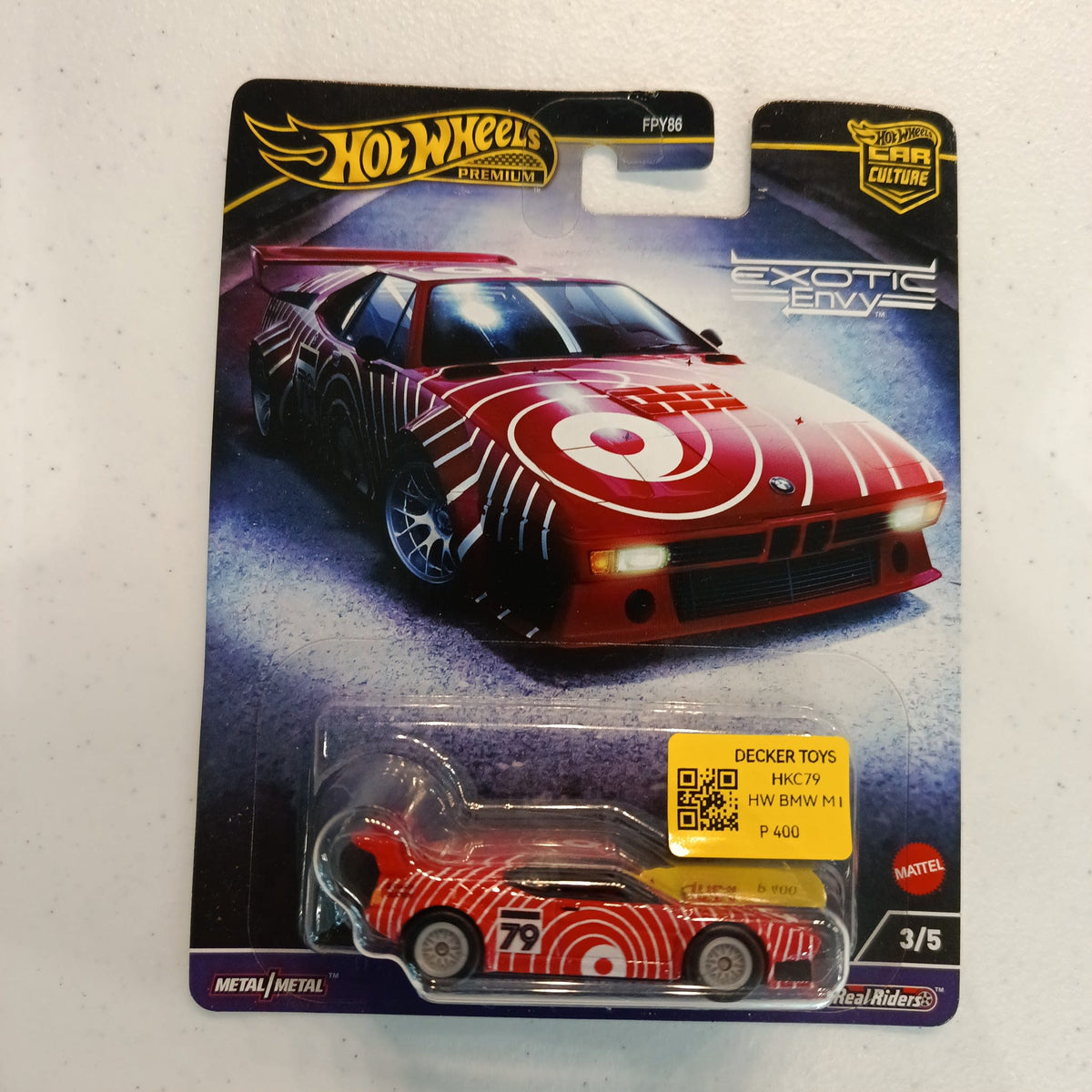 2022 Hot Wheels Car Culture - Exotic Envy BMW M1 Procar