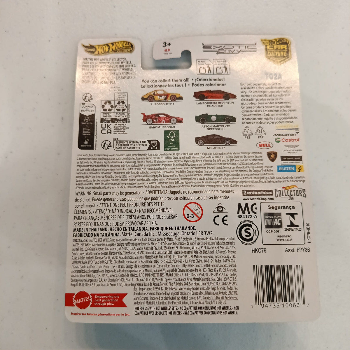 2022 Hot Wheels Car Culture - Exotic Envy BMW M1 Procar - view 2