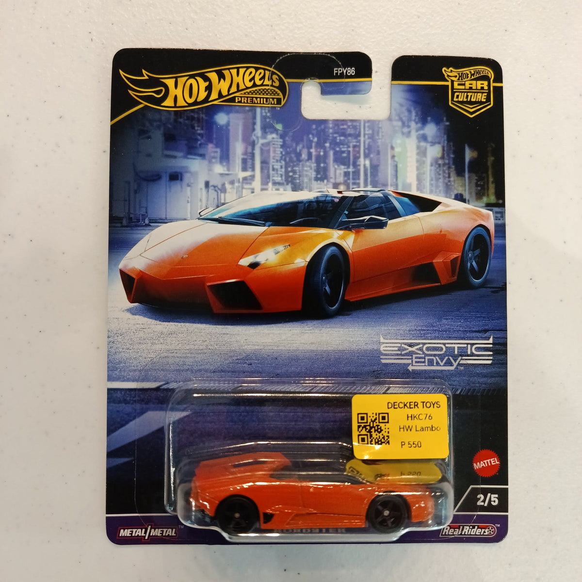 2022 Hot Wheels Car Culture - Exotic Envy Lamborghini Reventon Roadster #2/5