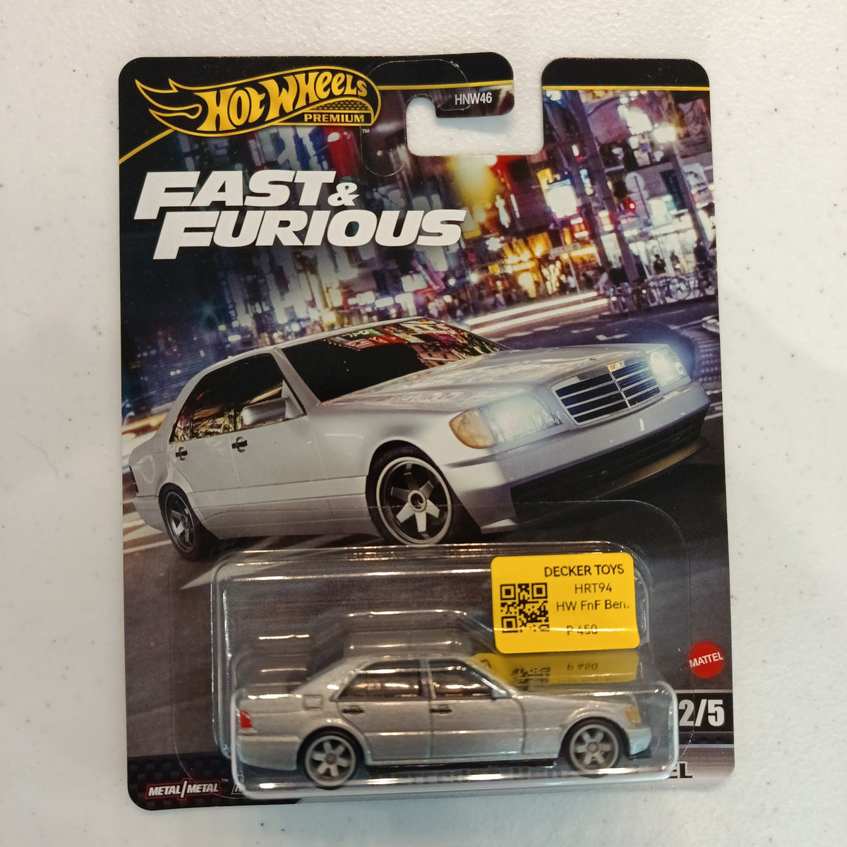 2023 Hot Wheels Hot Wheels Premium Fast & Furious Mercedes-Benz 500 SEL #2/5