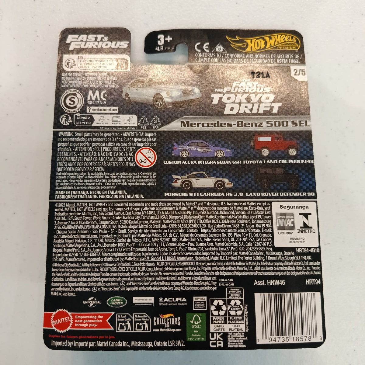 2023 Hot Wheels Hot Wheels Premium Fast & Furious Mercedes-Benz 500 SEL #2/5 - view 2