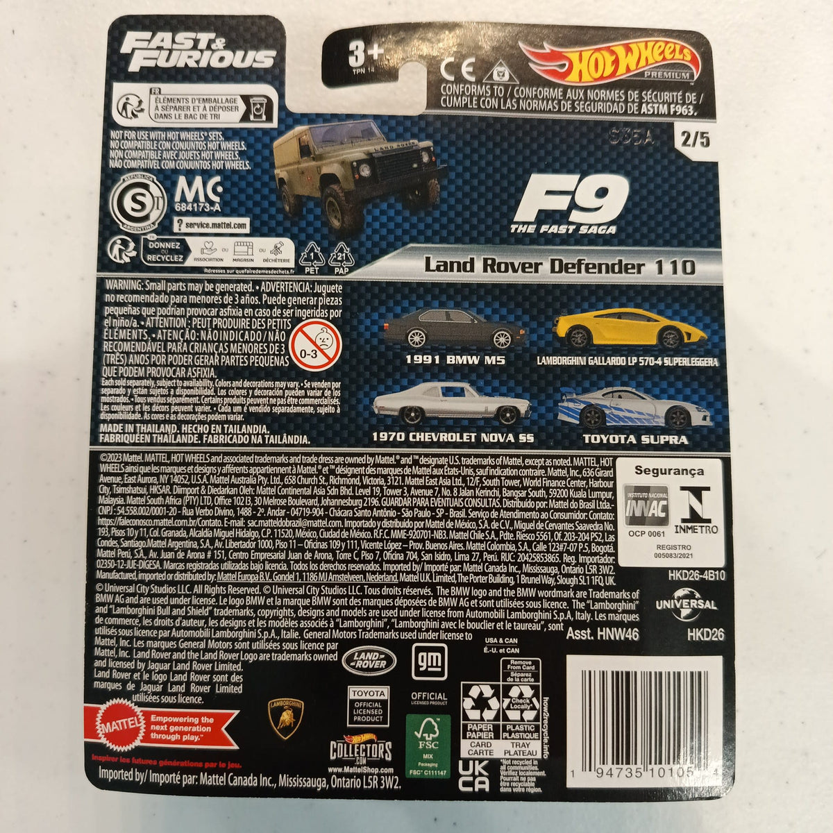 2023 Hot Wheels Hot Wheels Premium Fast & Furious Land Rover Defender 110 #2/5 - view 2