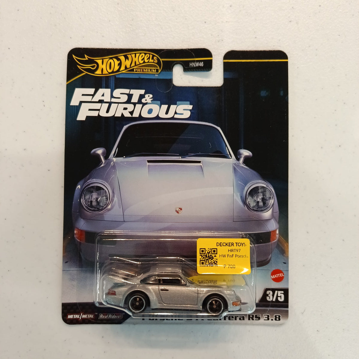 2023 Hot Wheels Hot Wheels Premium Fast & Furious Porsche 911 Carrera RS 3.8 #3/5
